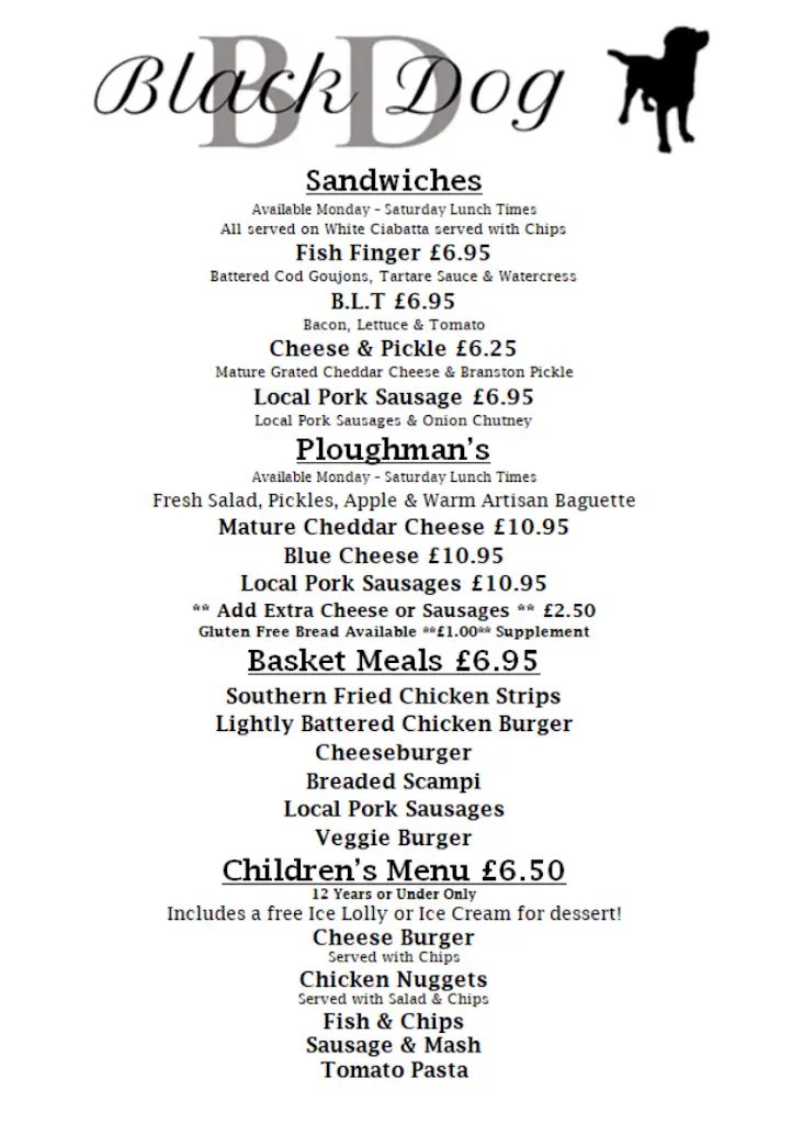 Menu_The Black Dog_Bishops Waltham_image_4