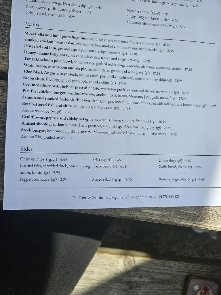 Menu_The Pant-yr-Ochain_Gresford_image_3