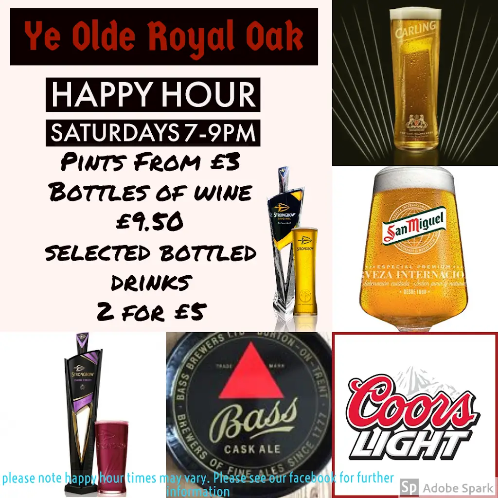 Menu_Ye Olde Royal Oak_Hengoed_immagine_1