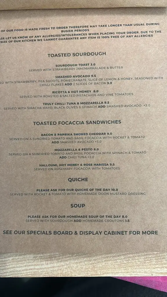 Menu_Caffi Llew Glas_Harlech_image_1