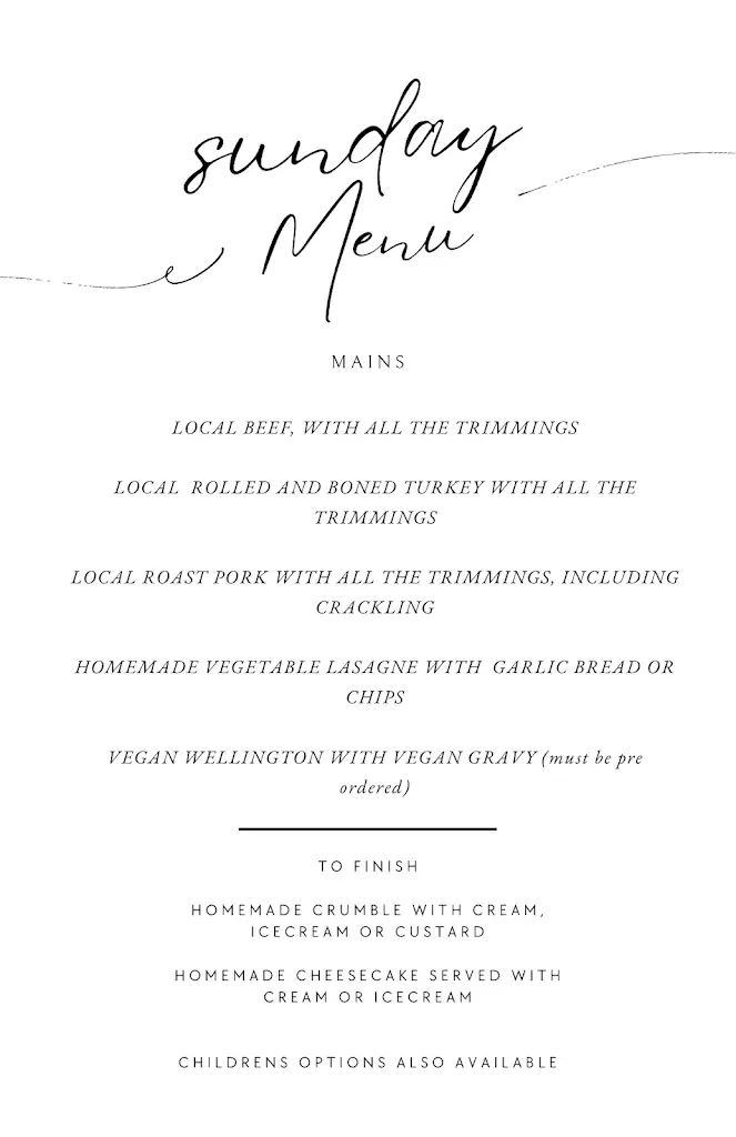 Menu_Highgate Inn_Hundleton_immagine_3