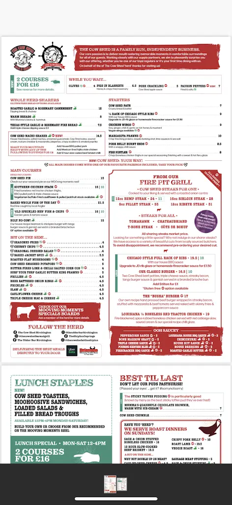 Menu_The Cow Shed Bar & Grill_Birchington-on-Sea_image_2