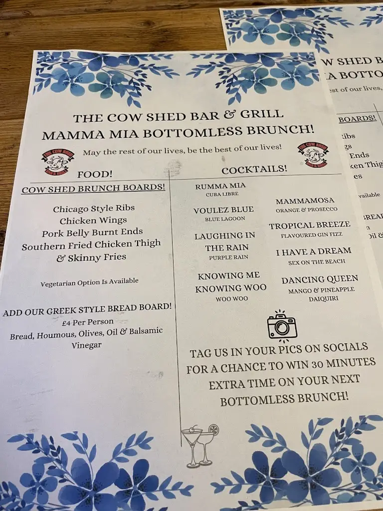 Menu_The Cow Shed Bar & Grill_Birchington-on-Sea_image_4