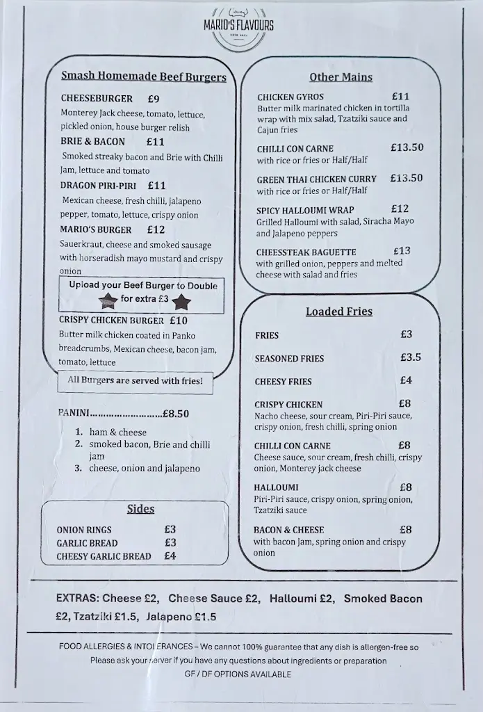 Menu_Mario's Flavours_Grovesend_immagine_4