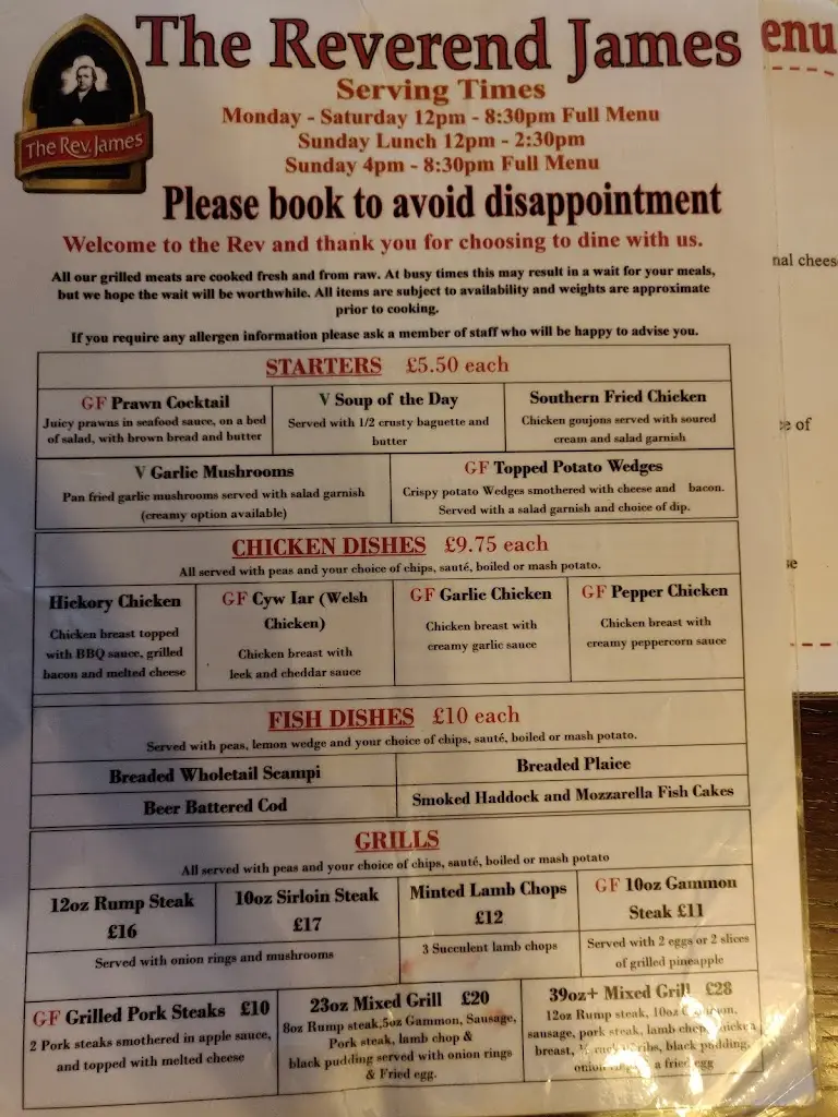 Menu_Reverend James_Grovesend_image_2