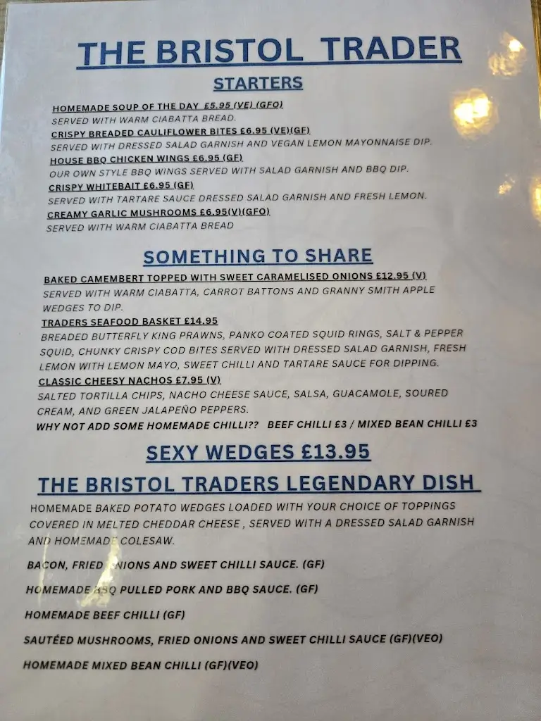 Menu_The Bristol Trader_Haverfordwest_image_4