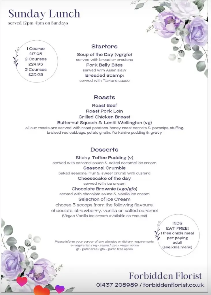 Menu_Forbidden Florist_Haverfordwest_image_3