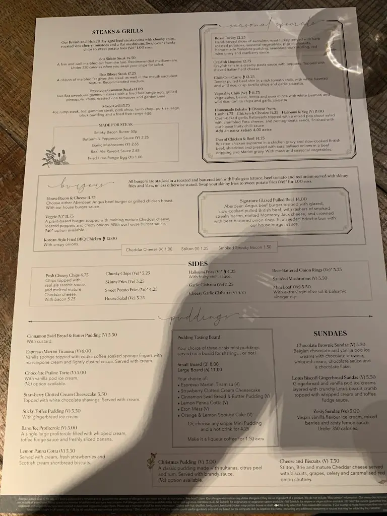 Menu_Lost Coins_Haverfordwest_image_2