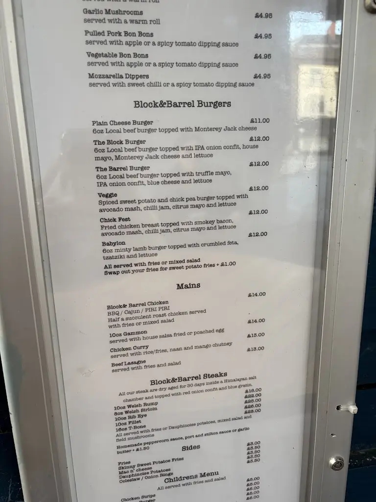 Menu_Block and Barrel_Haverfordwest_image_1