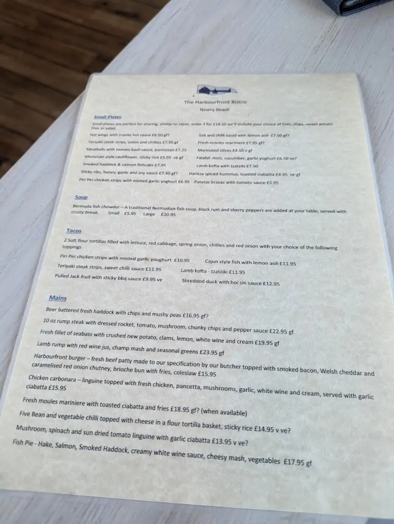 Menu_The Harbourfront Bistro_Holyhead_image_4