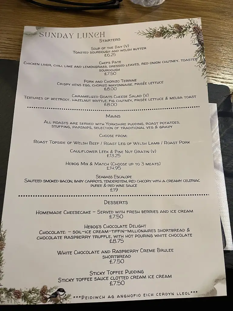 Menu_Bistro Hebog_Gwynedd_image_1