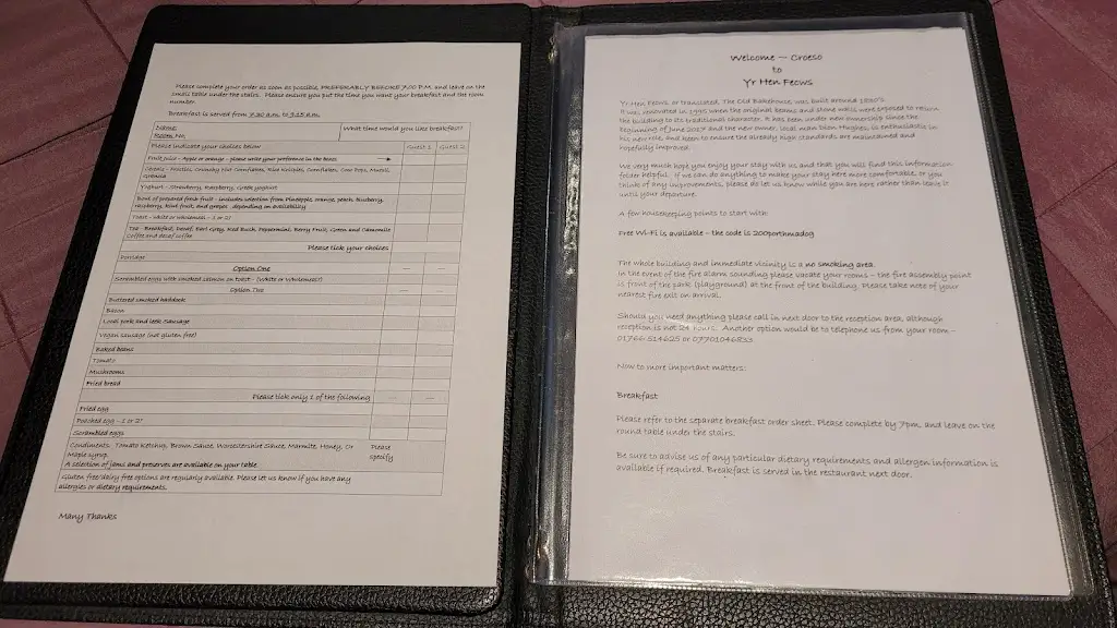 Menu_Yr Hen Fecws Restaurant and B&B_Gwynedd_image_3