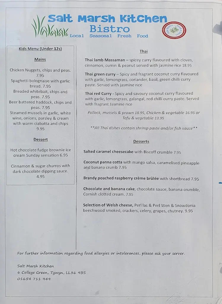 Menu_Salt Marsh Kitchen_Gwynedd_image_1