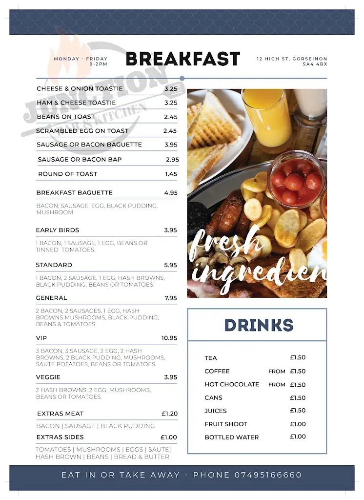 Menu_Junction Bar & Kitchen_Gorseinon_image_1
