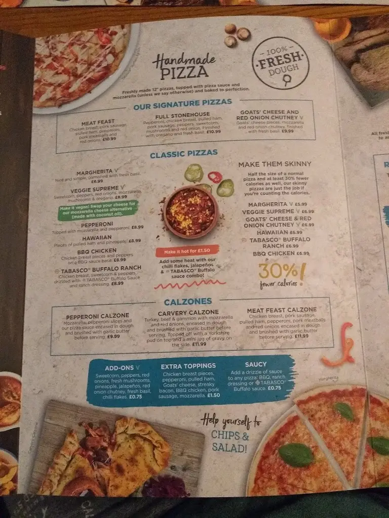 Menu_The Bells of St Mary's_Gronant_image_3