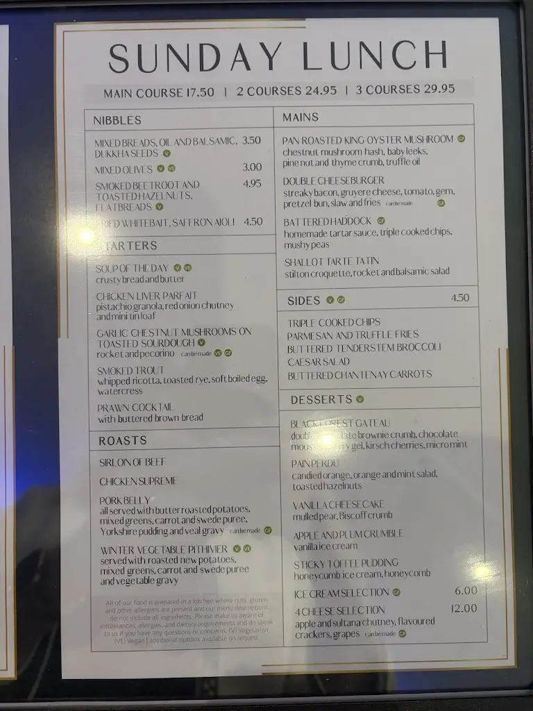 Menu_VIEW Restaurant, North Wales_Gronant_image_1