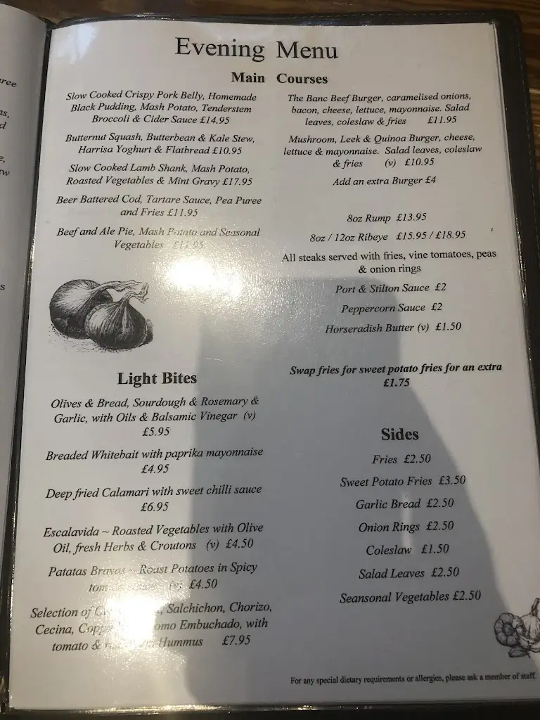 Menu_The Banc_Knighton_image_3