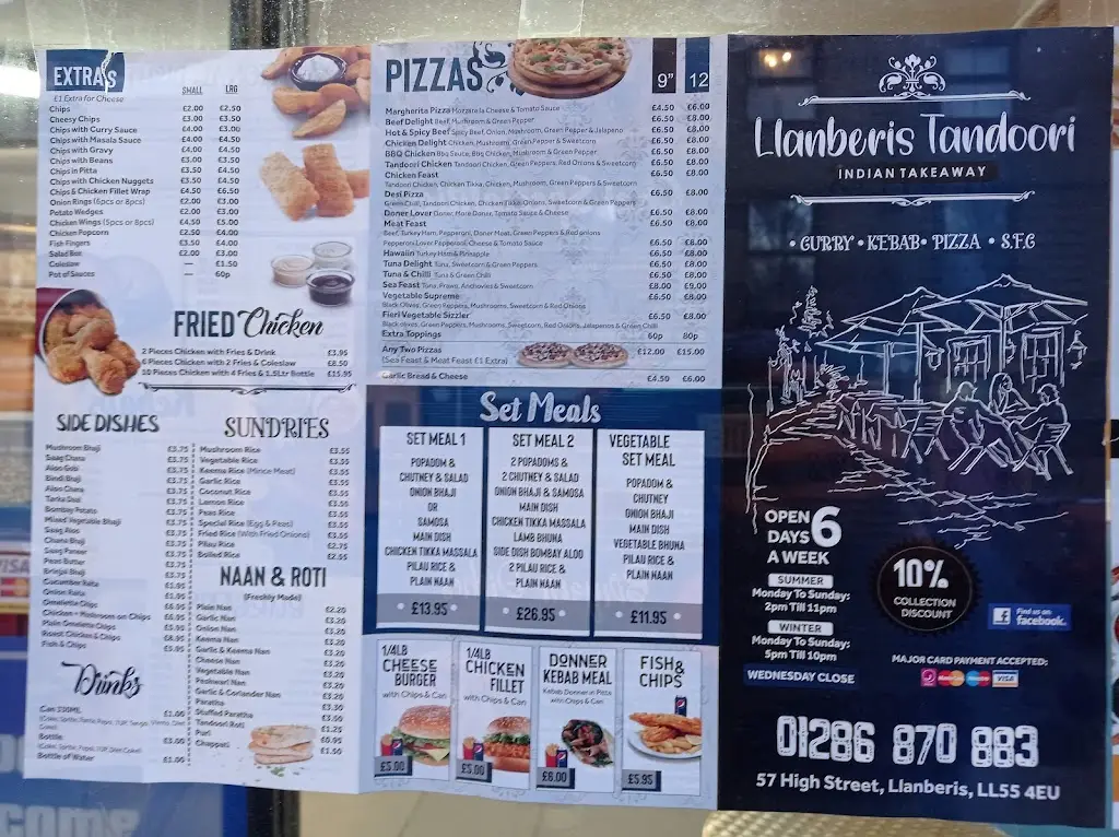 Menu_Spice of Llanberis_Llanberis_image_2