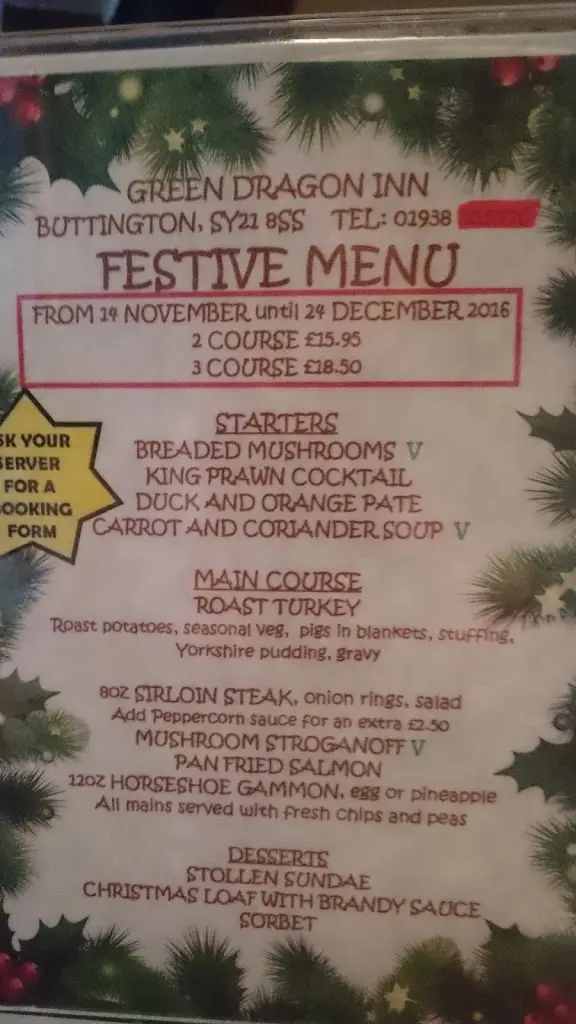 Menu_The Green Dragon Inn & Kitchen_Guilsfield_image_4