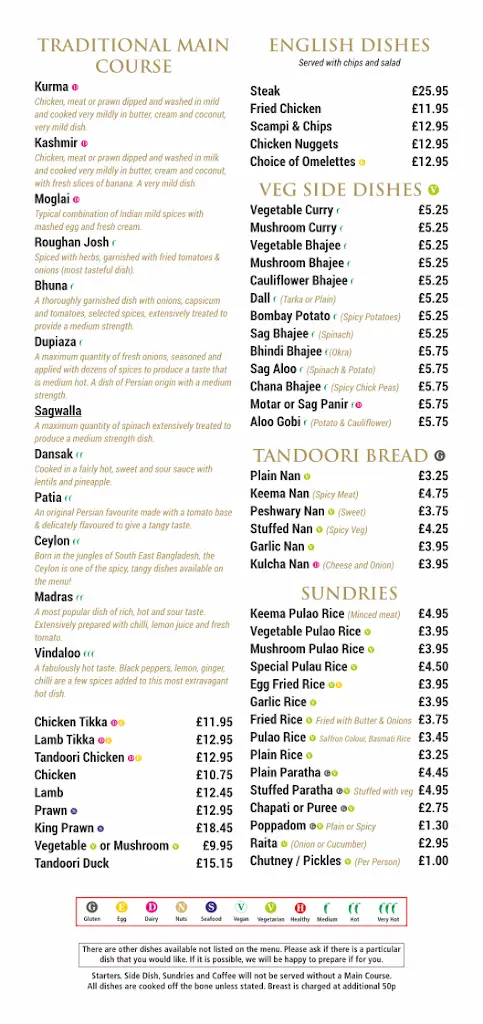 Menu_Spice UK_Guilsfield_image_2