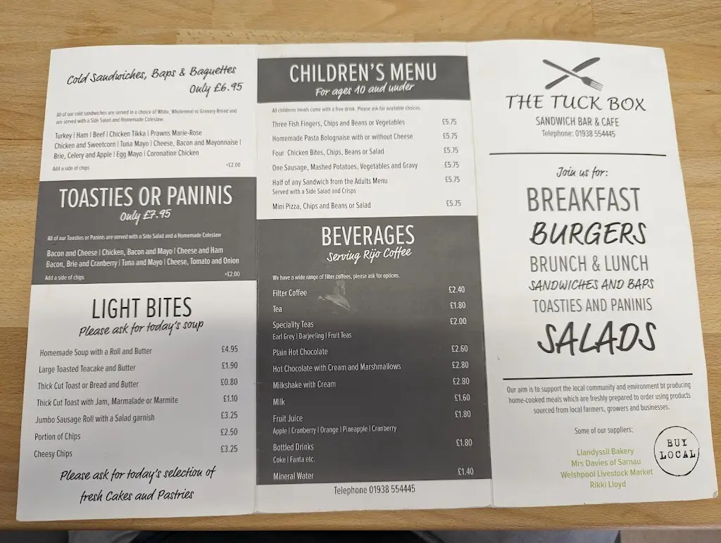 Menu_The Tuck Box_Guilsfield_image_1