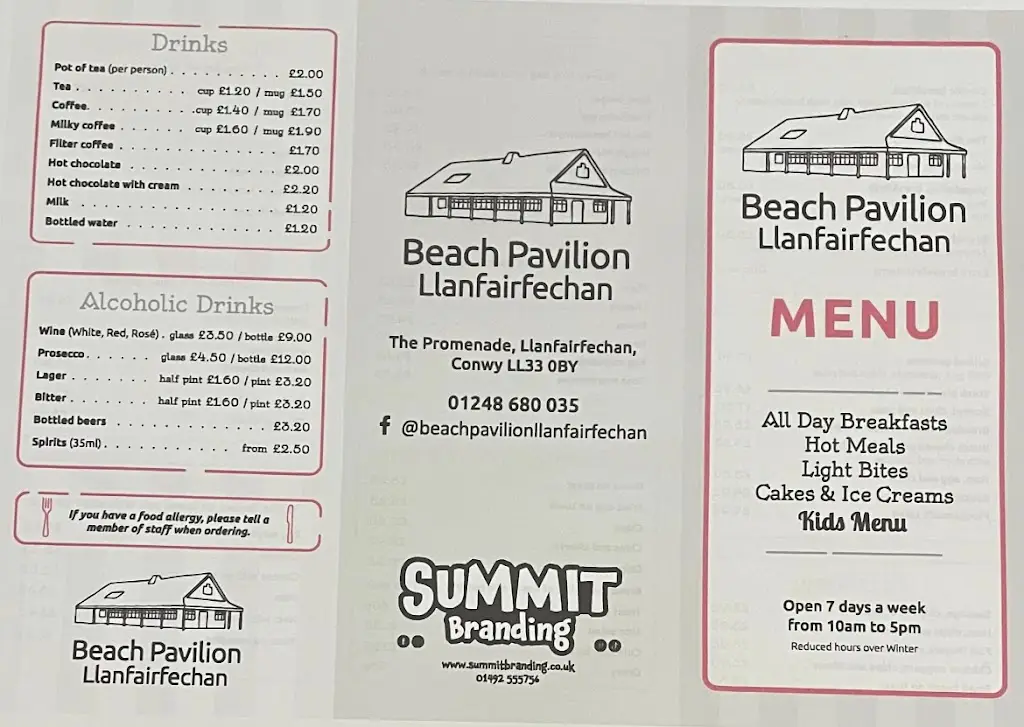 Menu_Beach Pavilion Cafe_Llanfairfechan_image_2
