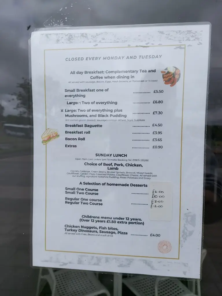 Menu_Llanharry cafe Chapman's_Llanharry_image_1