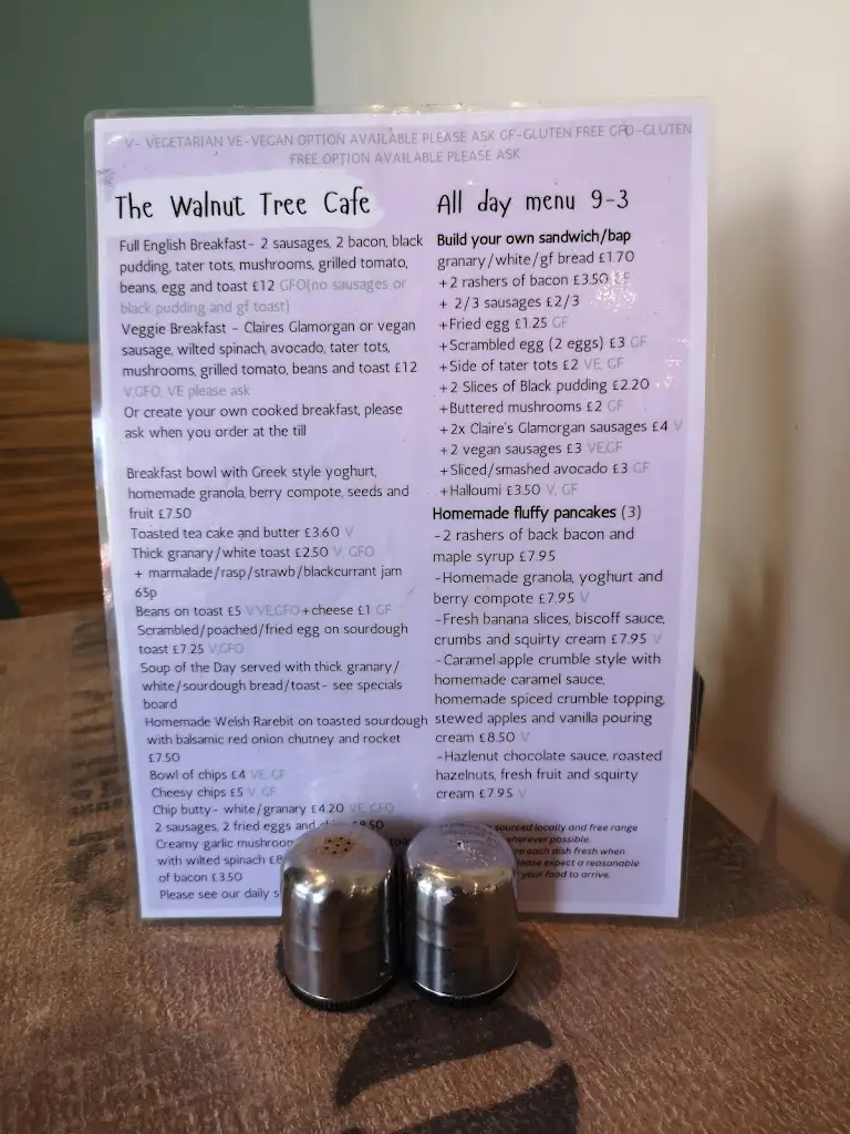 Menu_Walnut tree cafe_Llangynidr_image_1