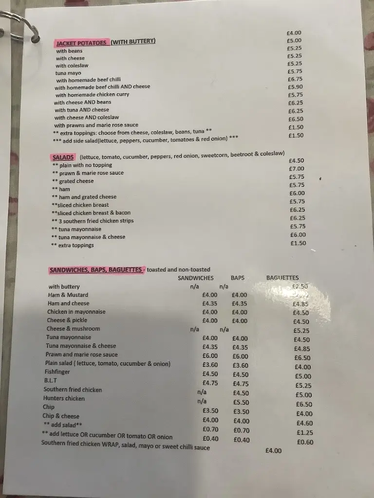 Menu_Something Tasty Cafe in Llanfyllin_Llanfyllin_image_2