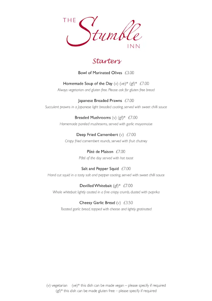 Menu_The Stumble Inn_Llanfyllin_image_3