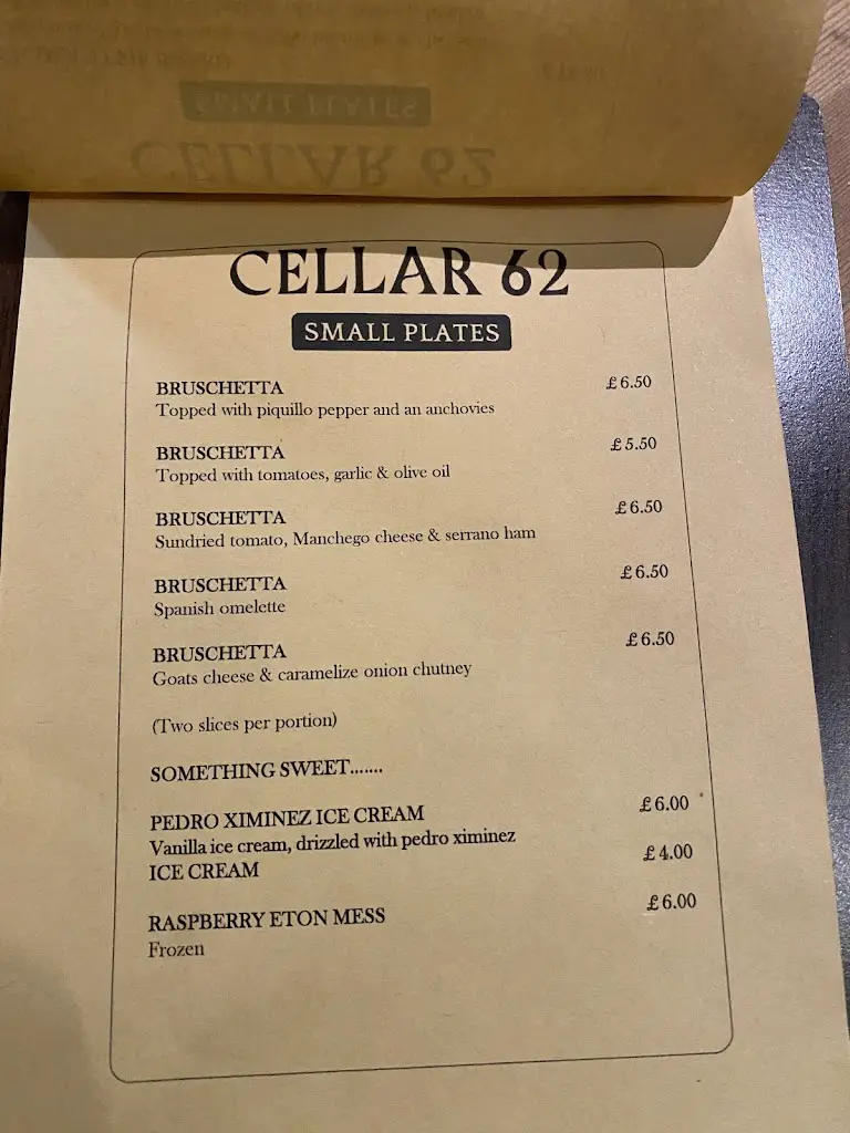Menu_Cellar 62_Llandeilo_image_2