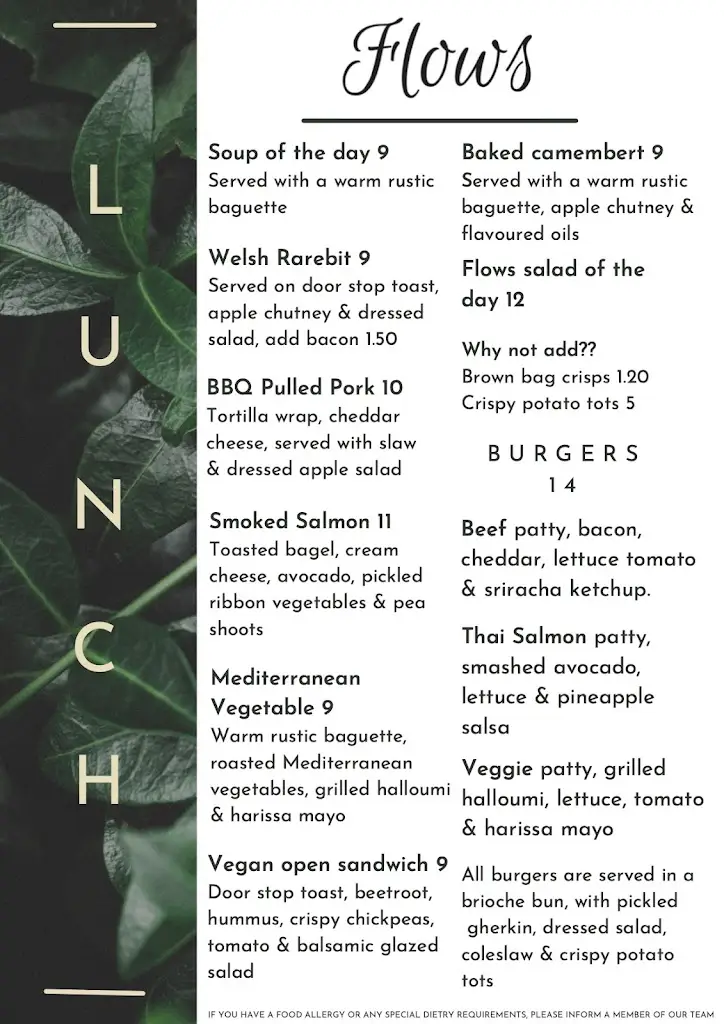 Menu_Flows on Market St_Llandeilo_image_2