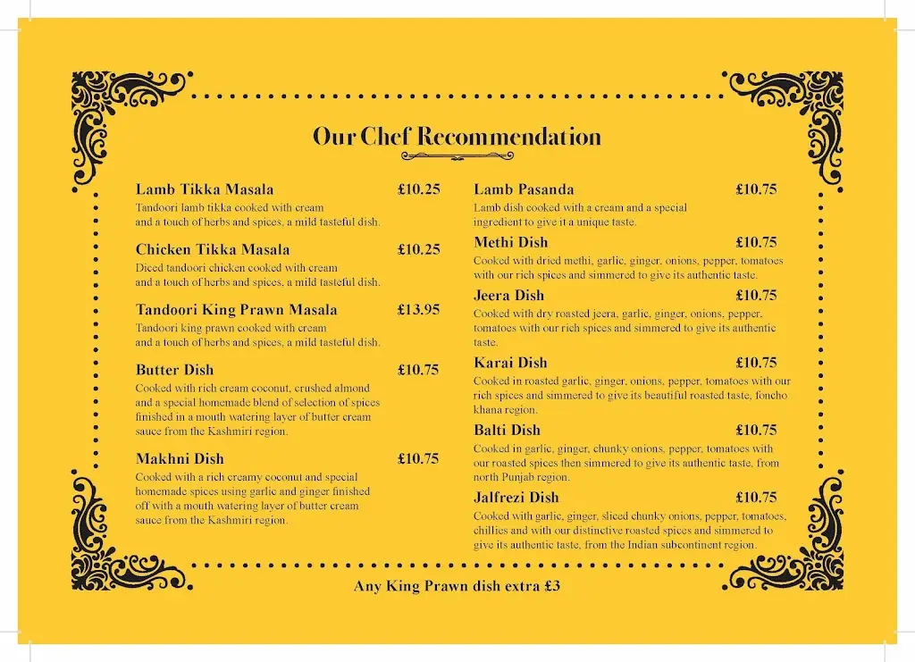 Menu_Little India at the Plough Country Inn_Llanrhaeadr-ym-Mochnant_image_4