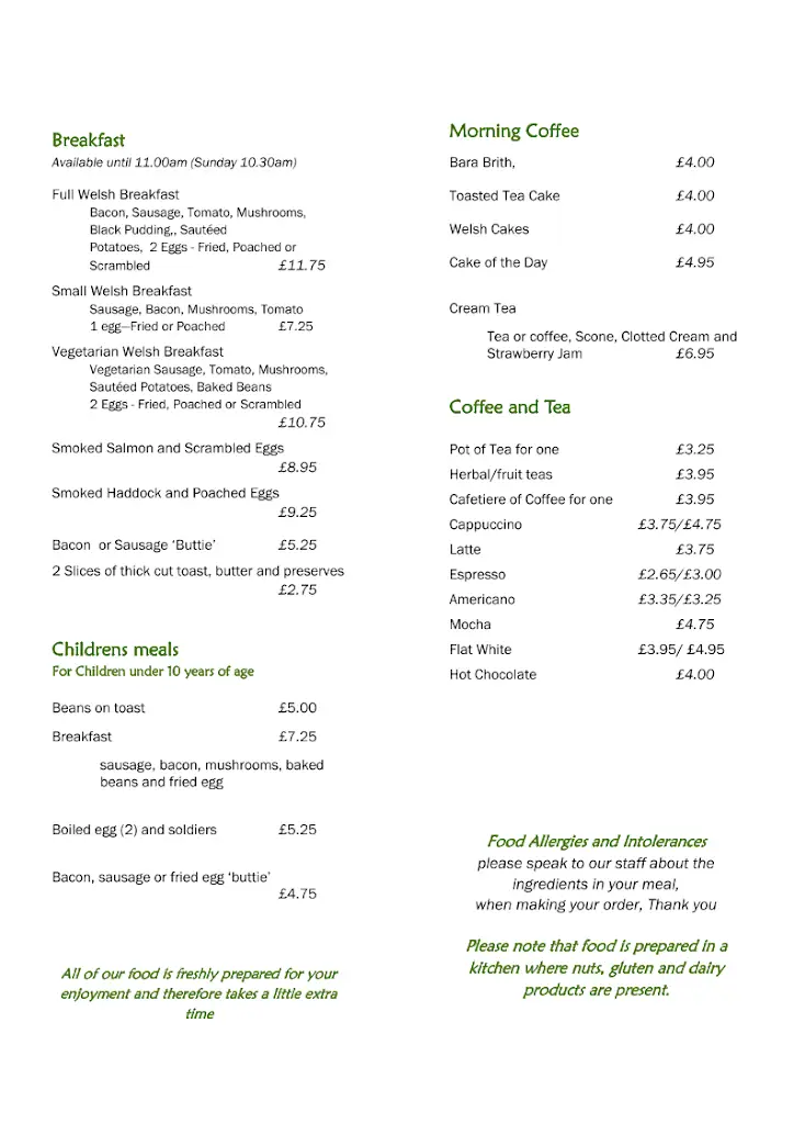 Menu_The Mill Bistro Y Felin_Llanrug_image_2