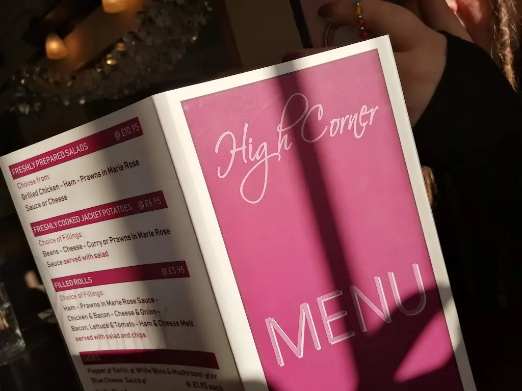 Menu_The High Corner_Llanharan_image_4