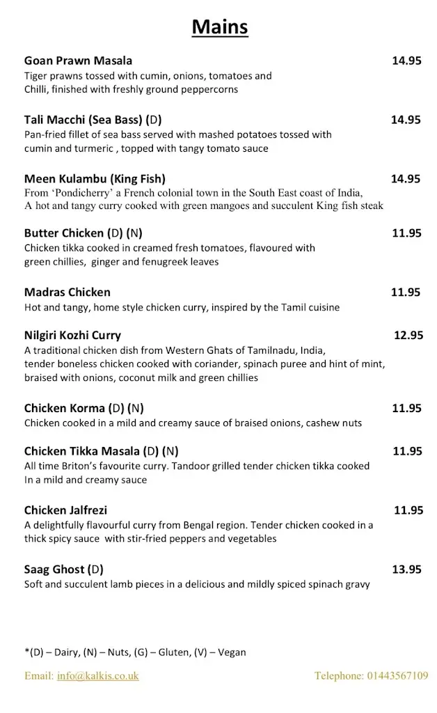 Menu_Kalki Indian Restaurant & Bar_Llanharan_image_3