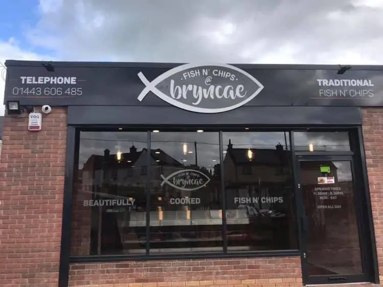 Bryncae Fish Bar restaurant in Llanharan