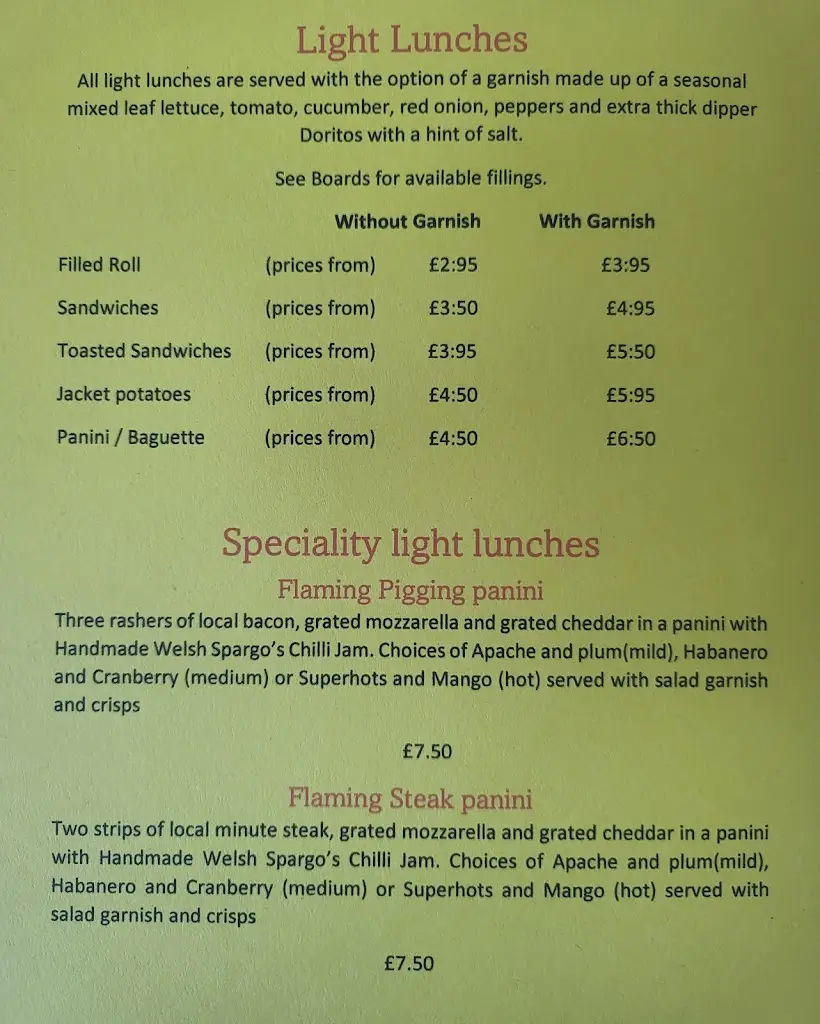 Menu_Owls Nest Tea Room Diner_Llandovery_image_2