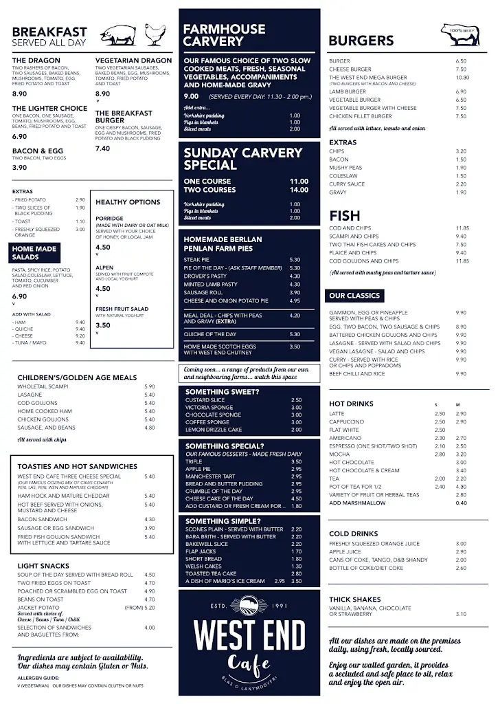 Menu_West End Cafe_Llandovery_image_2