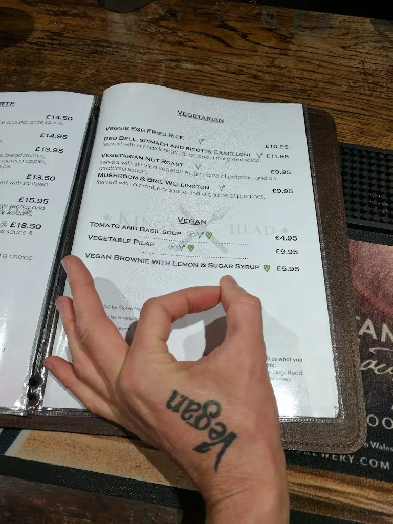 Menu_The Kings Head Inn_Llandovery_image_2