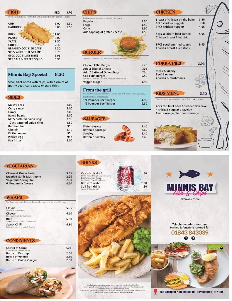Menu_Minnis Bay Fish and Chips_Birchington-on-Sea_image_2