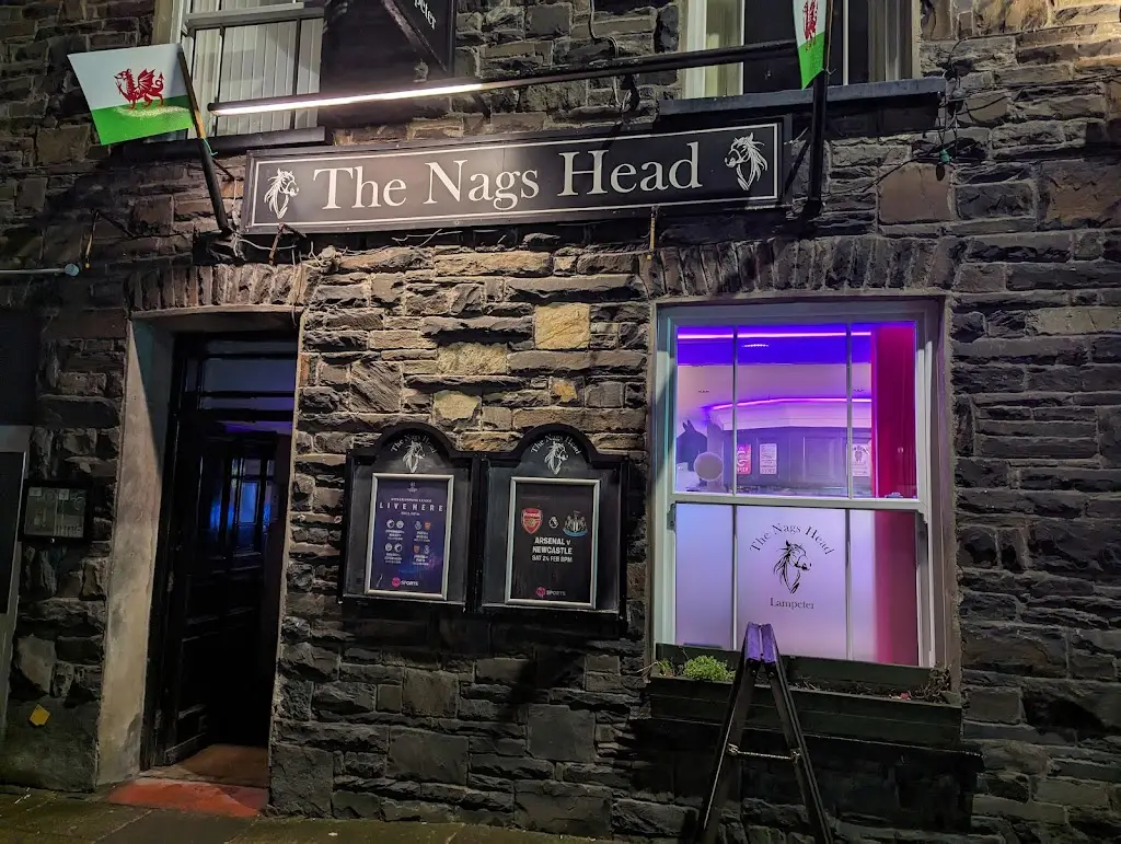 The Nags Head restaurant in Lampeter
