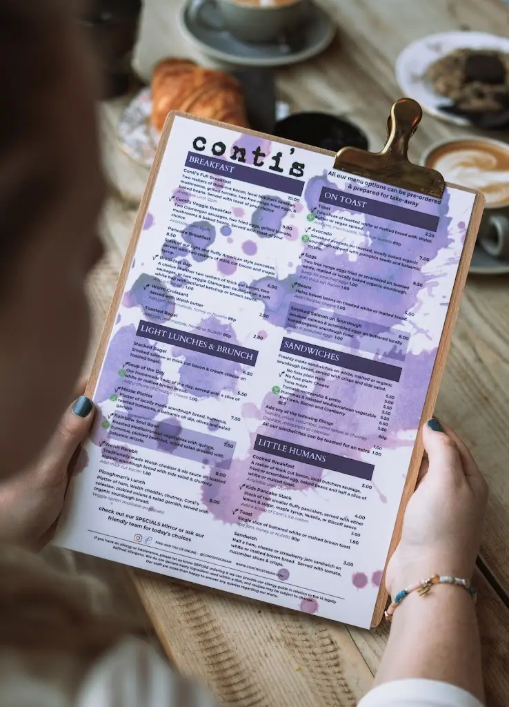 Menu_Conti's Cafe_Lampeter_image_1