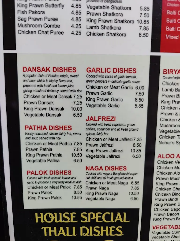 Menu_Nehar Indian Takeaway_Lampeter_image_4
