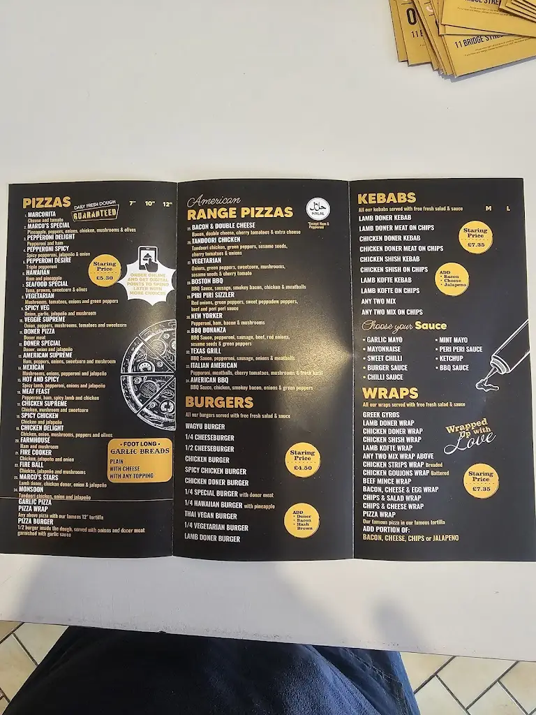 Menu_Marco The Takeaway_Lampeter_image_1