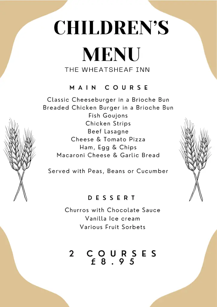 Menu_The Wheatsheaf_Magor_image_3