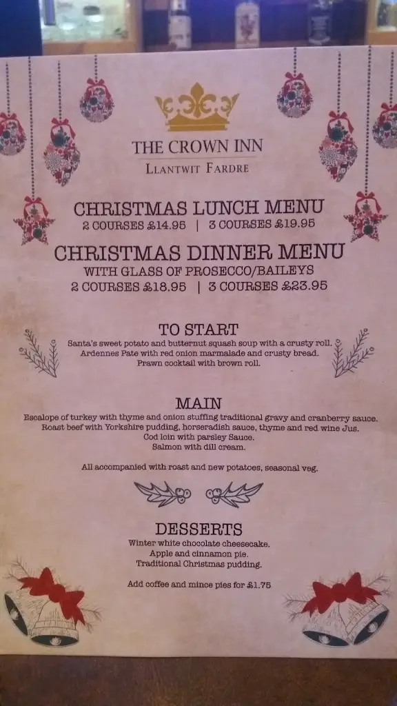 Menu_The Crown Inn_Llantwit Fardre_image_1