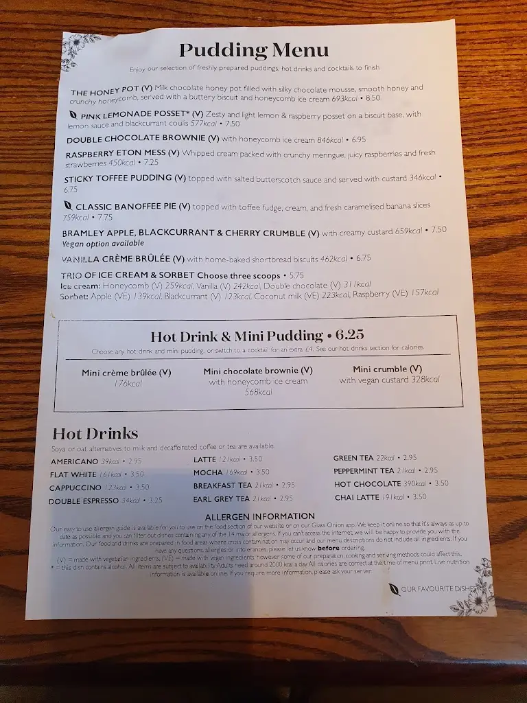 Menu_The Castell Mynach_Llantrisant_immagine_1