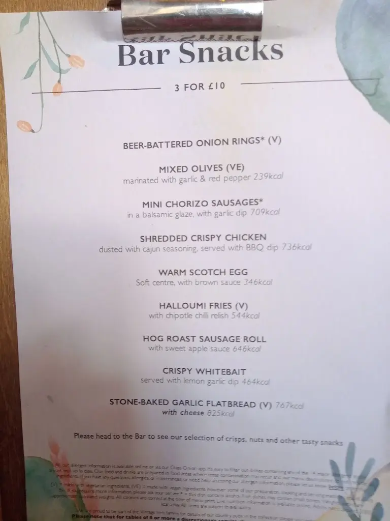 Menu_The Castell Mynach_Llantrisant_immagine_2