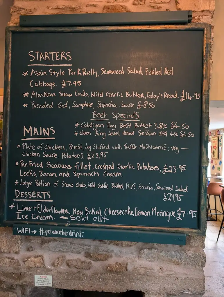 Menu_Daffodil Inn, Penrhiwllan_Llandysul_image_3